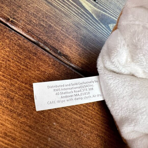 RMS Int’l reversible bear white brown plush stuffed animal smile - Picture 4 of 10